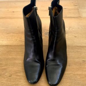 Bally leather booties
